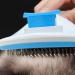 Secwell Dog Self-Cleaning Brush | One-Button Undercoat Remover | Blue | International Shipping Available - Buy Online on GoSupps.com