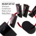 Bevel Men's Grooming Kit - Shampoo, Conditioner, Body Wash & Lotion Set - 4oz Each - Dark Cassis Scent - Perfect Gift Set - Buy Online on GoSupps.com