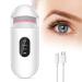 Heated Eyelash Curler Rechargeable Electric Eyelash Curler with LED Display 3-Level Adjustable Temperature Professional Electric Eyelash Curlers for Stunning Lashes Long Lasting
