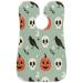 Halloween Pumpkin Crow Skull Beard Bib Apron - Non-Stick Waterproof Beard Catcher for Men Perfect Grooming Cloth with Suction Cups Ideal Gifts for Men - Buy Online on GoSupps.com