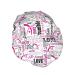 Gymnastics Pink Printed Waterproof Shower Cap for Women - Fits All Head Sizes and Hair Textures - Buy Online on GoSupps.com