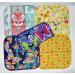 Set of 5 Butterfly Kisses 2 Ply Printed Flannel 8x8 Inch Little Wipes - Buy Online on GoSupps.com