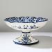 Fruit Bowl Fruit Bowl New Chinese Style Retro Blue and White Porcelain Fruit Dish Home Living Room Kitchen Restaurant Desktop Decor Round Ceramic Fruit Plate Fruit Plate - Buy Online on GoSupps.com