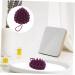 Kombiiuda ArtFakt Scalpoos Shampoo Brush - Soft Scalp Massager for Hair Peeling & Cleaning | Purple Pebble Gel 12x7.8x3.6cm - Buy Online on GoSupps.com