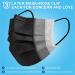 Icoolio Medical Masks - 50 Disposable Black Face Masks for Mouth Protection | International Shipping Available - Buy Online on GoSupps.com