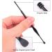 ODEROL Stainless Steel Earwax Pick Set - 6 Pcs Spoon Tool for Safe & Effective Ear Cleaning | Black 12.5X0.5CMx2pcs - Buy Online on GoSupps.com