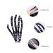 Lurrose 6Pcs Halloween Skeleton Hands Hair Clips - Gothic Bone Claws for Punk Rock Party Dress Up - Buy Online on GoSupps.com