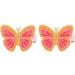 xbiez Vibrant Butterfly Hair Clip for Teens Girl Fashion Fabric Hairclip Side Bangs Bobby Pin Snap Clip Elegant Hair Ornament Red - Buy Online on GoSupps.com