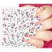 Hot DIY Manicure Nail Art Decoration Summer Blossom Flowers Leaves Nail Sticker 3D Decals Rose Branch Designs(DP-135) (DP) - Buy Online on GoSupps.com