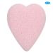 Hydrophilic Face Wash Pads | 5pcs Heart Shaped Light Pink Sponges for Women & Girls - Gentle Cleansing - Buy Online on GoSupps.com