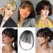 Clip-in Human Hair Bangs | Wig-Air Bangs Hairpieces for Girls & Women - International Shipping Available - Buy Online on GoSupps.com