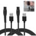 C ble USB Chargeur 5V Compatible avec Rasoir OneBlade Tondeuse lectrique MG5910 MG7910 MG9510 Adaptateur Universel pour One Blade C ble de Charge pour QP2724 QP2834 QP1924 Lot de 2 1M - Buy Online on GoSupps.com