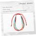 CALLARON 3pcs Accessories Friendship Miss 25X0.5cmx2pcs Red Sky-bluex2pcs - Buy Online on GoSupps.com