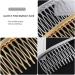 QUUPY Hair Comb 4.3 - Alloy Curved Teeth Hair Clip for Women | 2 Pack (Gold & Silver) - Premium Hair Accessory for Effortless Styling - Buy Online on GoSupps.com