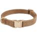 YUDOTE Ultra-Soft Cotton Dog Collar for Large Dogs with Sensitive Skin - Brown L (1 Pack) | Natural & Comfortable - Buy Online on GoSupps.com