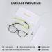 BiBiBear Blue Light Blocking Glasses for Kids | Bendable Lens Legs | Reduces Eyestrain | Stylish Green Design for Boys & Girls - Buy Online on GoSupps.com