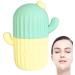 Silicone Face Ice Molds | Cactus Shaped Ice Cube Molder | Reusable Ice Facial Cooling Cube | Ice Cube Cactus Shaped Cold Roller Ice Cube Roller for Facial Reliefs Cold Roller for Skin Care Supplies Yellow Blue - Buy Online on GoSupps.com