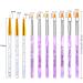 10-Piece UV Gel Nail Brush Set - Professional Acrylic Painting Pens for Nail Art & Design - Buy Online on GoSupps.com