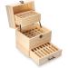 Buy Wosume Wooden Essential Oils Storage Container - 59 Compartment Organizer for Aromatherapy | Durable & Ideal for 5ml 10ml 15ml 30ml Bottles - Buy Online on GoSupps.com
