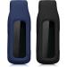 kwmobile 2X Clip Holders Compatible with Fitbit Inspire 3 / Inspire 2 / Ace 3 - Clip-On Holder Replacement Set - Black/Dark Blue black / dark blue - Buy Online on GoSupps.com