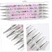 DOITOOL 10 Pcs Nail Painting Tool Lightweight Nail Art Pen Nail Art Equipment Nail Dotting Painting Drawing Pen Gel Nail Tool Nail Dotting Tool Kit Nail Design Brush Pen Manicure Acrylic - Buy Online on GoSupps.com
