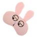 Beaupretty 1pc Blindfold Mask Pink Plush to Sleep
