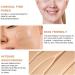 Mushroom Head Air Cushion CC Cream Moisturizing & Oil Control Foundation Cover Concealer Long Lasting Air Cushion CC Cream with Mushroom Makeup Sponge Liquid Foundation BB Cream for Women Makeup Ivory White - Buy Online on GoSupps.com