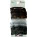 Scunci Effortless Beauty Side Hair Combs Assorted 12 ea (Pack of 3)