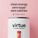 Refresh Brands Ltd Virtue Clean Energy Yerba Mate Natural Energy Drink No Sugar No Calories 12x250 ml Strawberry & Lime - Buy Online on GoSupps.com
