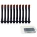 Vsaidi 10pcs Dual-Sided Eyeshadow Brushes Set | Sponge Applicator + Travel Size | Concealer Brush Included - Buy Online on GoSupps.com