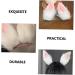 FRCOLOR 2 Pairs Hair Extensions Clips Rabbit Cosplay Hairclips Hair Clips Hairpin for Hair Accessories Rabbit Ear Headdress Women Hair Clip Issue Card Child Cats and Dogs Fabric - Buy Online on GoSupps.com
