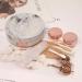 Honbay Marble Contact Lens Case with Mirror - Round (Rose Gold) - Buy Online on GoSupps.com