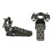 Alta Steel Foldable Fork Step Pegs in Black for Bicycles
