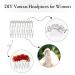 20 Pack Bulk Silver Metal Side Hair Combs for Crafting and Wedding Accessories - Buy Online on GoSupps.com