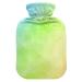 Colorful hot water bottle with watercolor marble rainbow with reference heat bottles for pain relief hot water bottle hot water bottle hot water bottle for painful muscle injuries 2 L