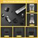 AREYZIN Groin Hair Trimmer for Men Women Electric Ball Trimmer Shaver for Back Chest Armpit Legs Pubic Hair USB Rechargeable Replaceable Snap-In Ceramic Blades IP7X Waterproof for Wet and Dry Use Gray+gold - Buy Online on GoSupps.com