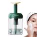 Janurium Cleanser Foamer | Transparent Manual Facial Cleanser Foamer Type - Portable Facial Cleansing Tools Deep Cleansing Detachable Fine Foam Green
