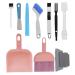 Beavorty 1 Set 10pcs Window Slot Cleaning Tool Blinds Cleaner Window Blinder Duster Groove Cleaning Tools Venetian Blind Cleaner Duster Home Supplies Tile Tools Dirt Steel Mini Dustpan Random Color 21X14X3.3CM