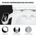 Non Electric Bidet - Dual Nozzle Cold Water Toilet Attachment for Bathroom - EU 3/8 - Buy Online on GoSupps.com