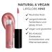 Buy Nui Cosmetics Natural Lip Gloss 5 Mereana - Vegan Gluten-Free Warm Nude-Ros - Glossy Finish | International Shipping - Buy Online on GoSupps.com