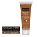 Bon Vital' Coconut Massage Cr me Made with 100% Pure Fractionated Coconut Oil  Massage Cream & Moisturizer to Repair Dry Skin  No Greasy Feel  Anti-Aging Cream for Professional Massage  8 Ounce Tube 8oz