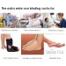 CIRZUEX Extra Wide Diabetic Socks for Swollen Feet | Bariatric, Neuropathy, Medical Cast Sock | Non-Binding White Socks - Women Men (W/CALF01) - Buy Online on GoSupps.com