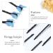 Bartosi Blue Fabric Butterfly Hair Clips - Pack of 6 | Wedding Hair Accessories for Women and Girls - Buy Online on GoSupps.com