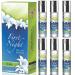 BlueQueen First Night Roll On Perfume for Women & Men Vegan & Safe for Sensitive Skin - Fresh Perfume with Notes of Driftwood Sea Salt & Seaweed - 0.27 Oz Pack of 6 - Buy Online on GoSupps.com