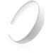 1 Inch White Satin Covered Hair Band Headband for Women and Girls - Glitz4Girlz - Buy Online on GoSupps.com
