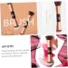 FRCOLOR Highlighter Makeup 1pc Double-ended Makeup Brush Miss Smudge Brush Wooden Make up Dual Brush Makeup - Buy Online on GoSupps.com