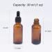 Boonhy 30ml Pipette Bottle Set - 6 Amber Glass Droppers for Essential Oils Aromatherapy & Perfume - Complete with Funnel & Labels - Buy Online on GoSupps.com
