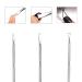 6PCS Stainless Steel Cuticle Pusher Set - Professional Manicure and Pedicure Tools for Fingernail and Toenail Care - Buy Online on GoSupps.com