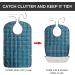 AVCXEC Waterproof Adult Bibs - 4 Pack Washable Bibs with Collecting Bowl for Seniors Disabled and Women - Buy Online on GoSupps.com