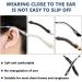 6 Pairs Silicone Glasses Ear Pads & Hooks | Anti-Slip Ear Pillows for Comfort - Black & White - Buy Online on GoSupps.com
